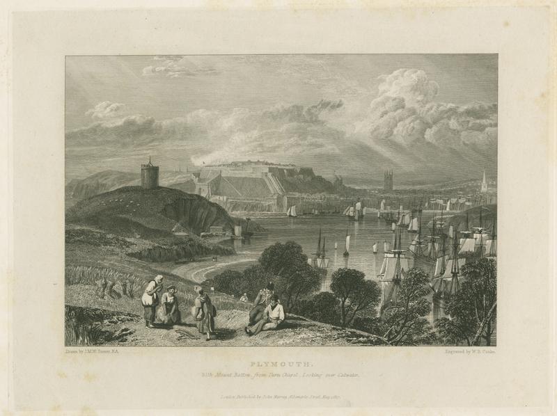 R100 Plymouth from Mount Batten