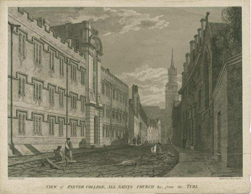 R043 View of Exeter College etc from the Turl