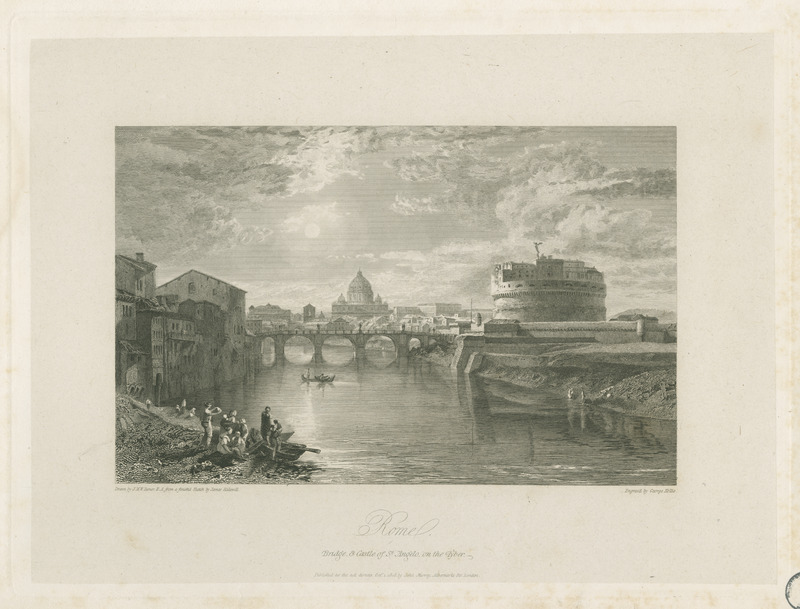 R147 Rome Bridge and Castle of St Angelo