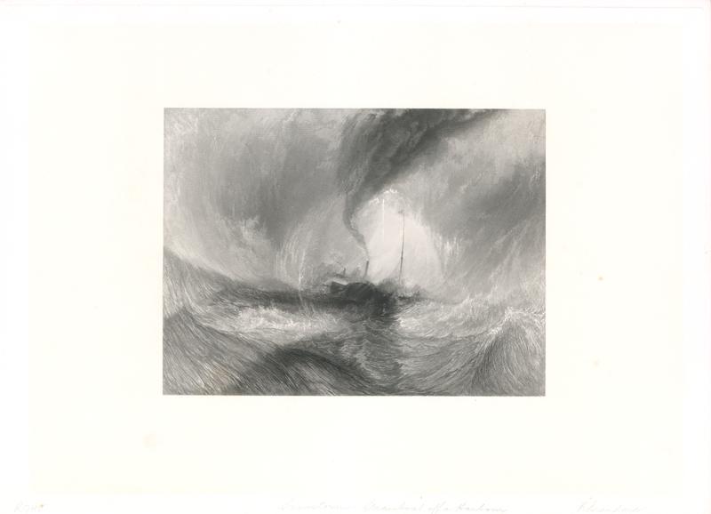 R745 Snowstorm: Steamboat off a Harbour