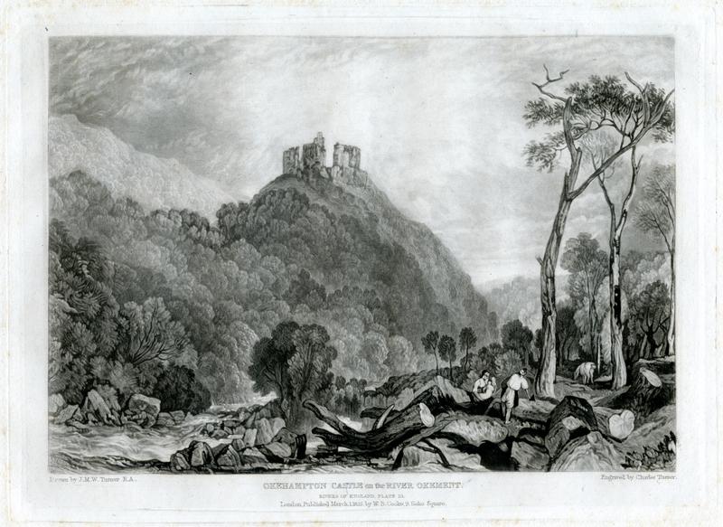 R758 Okehampton Castle on the River Okement