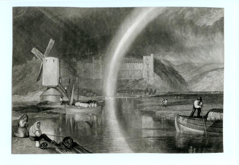 R768 Arundel Castle with Rainbow