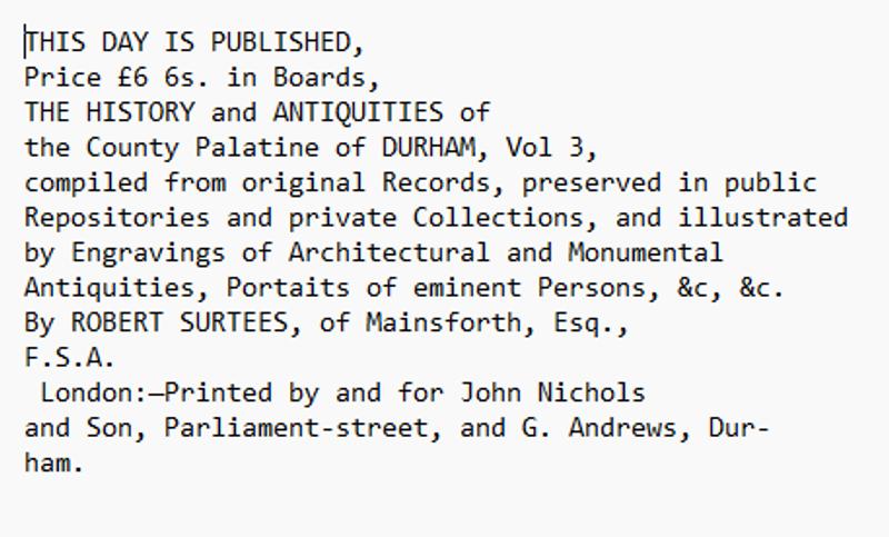 state: ad2 YorkshireGazette1823Dec6_vol3 ad2